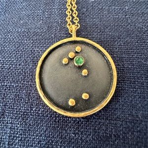 May birthstone necklace